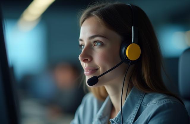 Technicien à l’écoute 24h/24 au téléphone